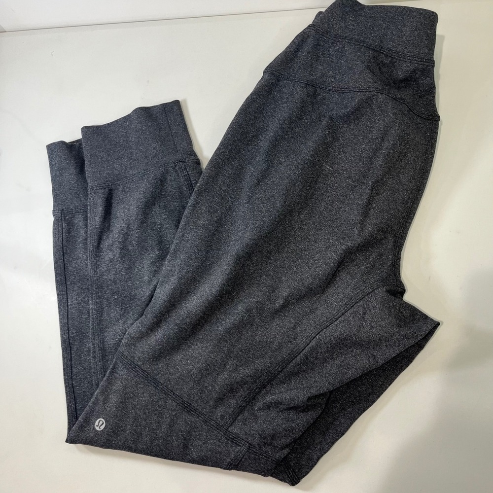Lululemon City Sweat Joggers Mens Medium Heathered Grey Athletic Athleisure Gym